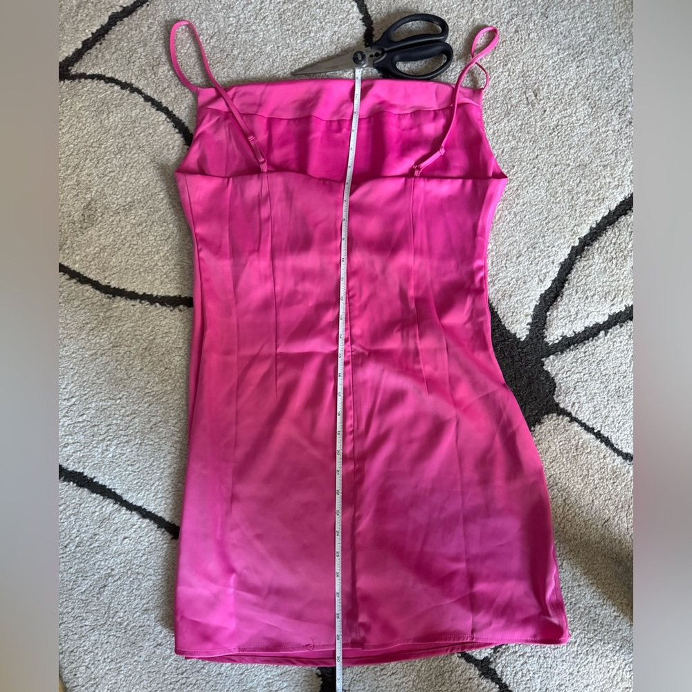 Urban Outfitters Pink Satin Slip Dress - Picture 8 of 11